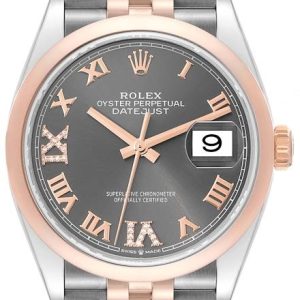 Rolex Herrklocka 126201-0023 Datejust 36 Grå/Stål Ø36 mm