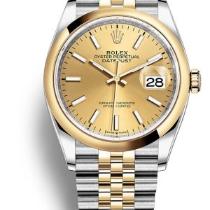 Rolex Herrklocka 126203-0015 Datejust 36 Champagnefärgad/Stål Ø36