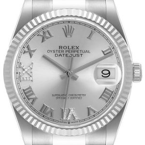 Rolex Herrklocka 126234-0030 Datejust 36 Silverfärgad/Stål Ø36 mm