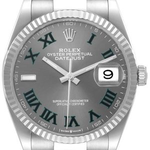 Rolex Herrklocka 126234-0046 Datejust 36 Grå/Stål Ø36 mm