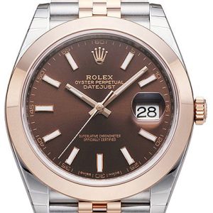 Rolex Herrklocka 126301-0002 Datejust 41 Brun/18 karat roséguld Ø41