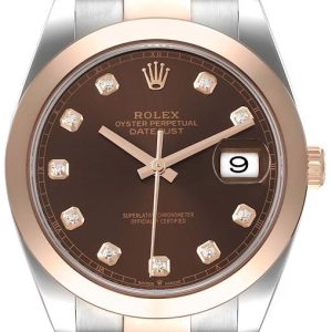 Rolex Herrklocka 126301-0003 Datejust 41 Brun/18 karat roséguld Ø41