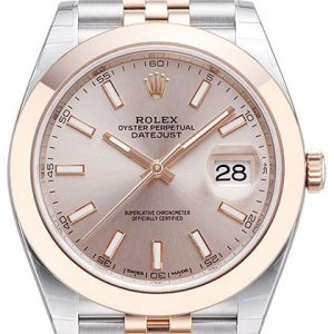 Rolex Herrklocka 126301-0010 Datejust 41 Roséguldstonad/18 karat