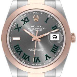 Rolex Herrklocka 126301-0015 Datejust 41 Grå/18 karat roséguld Ø41