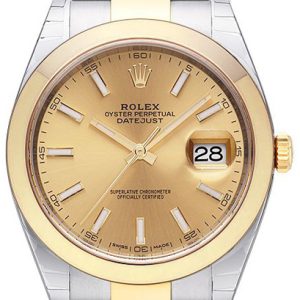 Rolex Herrklocka 126303-0009 Datejust 41 Gulguldstonad/18 karat gult