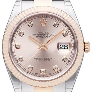 Rolex Herrklocka 126331-0007 Datejust 41 Roséguldstonad/18 karat