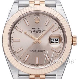 Rolex Herrklocka 126331-0010 Datejust41 Sundust/18 karat roséguld