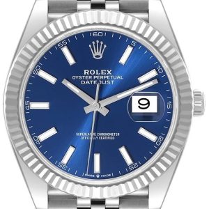 Rolex Herrklocka 126334-0002 Datejust 41 Blå/Stål Ø41 mm