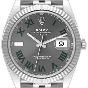 Rolex Herrklocka 126334-0022 Datejust 41 Wimbledon Grå/Stål Ø41 mm