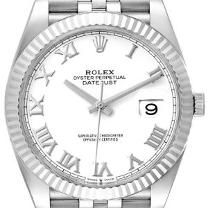 Rolex Herrklocka 126334-0024 Datejust 41 Vit/Stål Ø41 mm