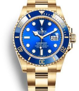 Rolex Herrklocka 126618LB-0002 Submariner Blå/18 karat vitt guld