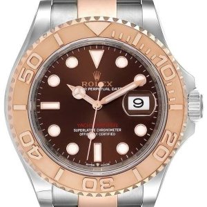 Rolex Herrklocka 126621-0001 Yacht-Master 40 Brun/18 karat roséguld