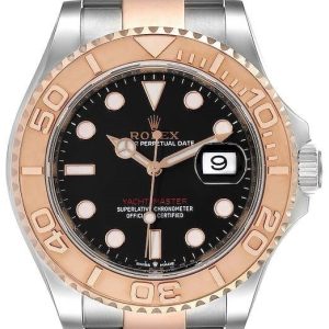 Rolex Herrklocka 126621-0002 Yacht-Master 40 Svart/18 karat roséguld