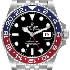 Rolex Herrklocka 126710BLRO-0001 Gmt-Master Ii Pepsi Svart/Stål Ø40