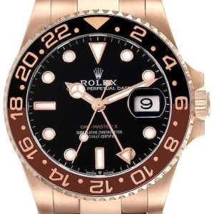 Rolex Herrklocka 126715CHNR-0001 Gmt-Master Ii Root beer Svart/18