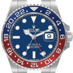 Rolex Herrklocka 126719BLRO-0003 Gmt-Master Ii Pepsi Blå/18 karat