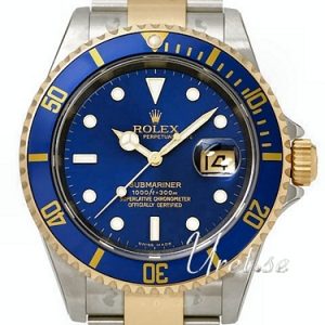 Rolex Herrklocka 16613 BL Submariner Bluesy Blå/Stål Ø40 mm