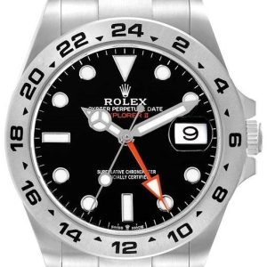 Rolex Herrklocka 226570-0002 Explorer Ii Svart/Stål Ø42 mm