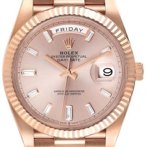 Rolex Herrklocka 228235-2 Day-Date 40 Rosa/18 karat roséguld Ø40 mm