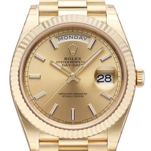 Rolex Herrklocka 228238-0003 Day-Date 40 Champagnefärgad/18 karat