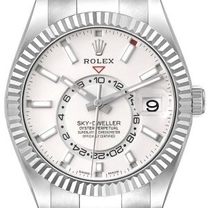 Rolex Herrklocka 326934-0001 Sky-Dweller Vit/Stål Ø42 mm