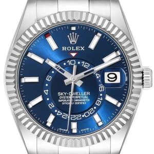 Rolex Herrklocka 326934-0003 Sky-Dweller Blå/Stål Ø42 mm