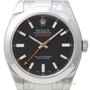 Rolex Milgauss Herrklocka 116400/1 Svart/Stål Ø40 mm