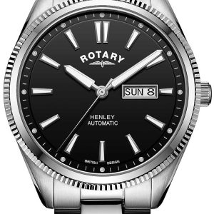 Rotary Herrklocka GB05380/04 Henley Svart/Stål Ø42 mm