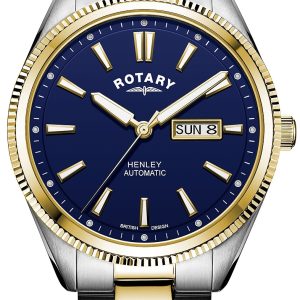 Rotary Herrklocka GB05381/05 Henley Blå/Stål Ø42 mm