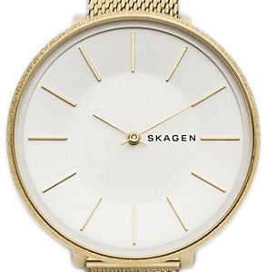 Skagen 99999 Damklocka SKW2722 Silverfärgad/Gulguldtonat stål Ø38