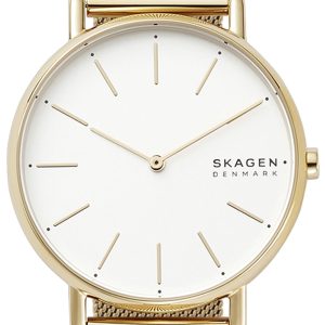 Skagen 99999 Damklocka SKW2795 Vit/Gulguldtonat stål Ø38 mm