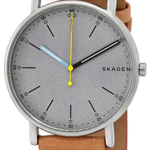 Skagen 99999 Herrklocka SKW6373 Grå/Läder Ø40 mm