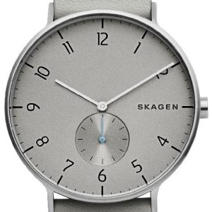 Skagen 99999 Herrklocka SKW6467 Grå/Läder Ø40 mm