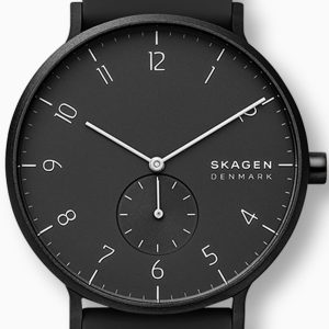 Skagen Aaren Herrklocka SKW6544 Svart/Gummi Ø41 mm