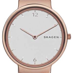 Skagen Ancher Damklocka SKW2608 Vit/Läder Ø34 mm