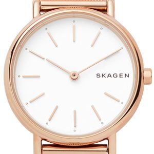 Skagen Damklocka SKW2694 Signatur Vit/Roséguldstonat stål Ø30 mm