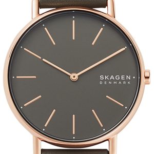 Skagen Damklocka SKW2794 Signatur Grå/Läder Ø38 mm