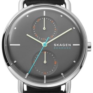 Skagen Damklocka SKW2930 Horizont Grå/Läder Ø36 mm