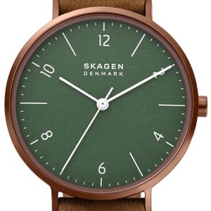 Skagen Damklocka SKW2973 Aaren Naturals Grön/Läder Ø36 mm