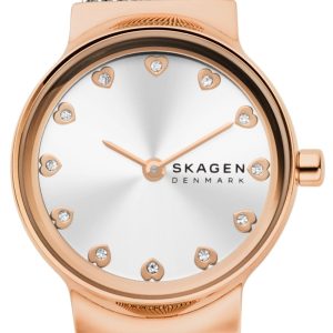 Skagen Damklocka SKW3025 Freja Lille Silverfärgad/Roséguldstonat