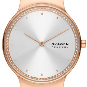 Skagen Damklocka SKW3026 Freja Silverfärgad/Roséguldstonat stål