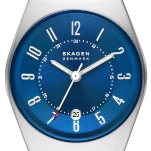 Skagen Damklocka SKW3036 Green Lille VALUE_INKNOWN Blå/Läder Ø26 mm