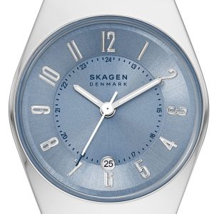 Skagen Damklocka SKW3040 Grenen Lille Blå/Läder Ø26 mm