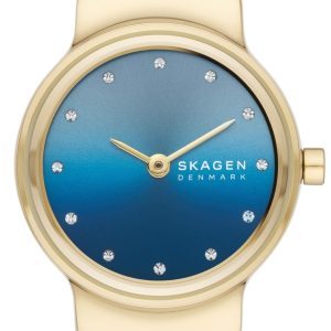 Skagen Damklocka SKW3059 Freja Lille Blå/Läder Ø26 mm