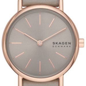 Skagen Damklocka SKW3060 Signatur Lille Grå/Läder Ø30 mm