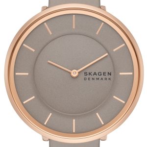 Skagen Damklocka SKW3061 Gitte Grå/Läder Ø30 mm