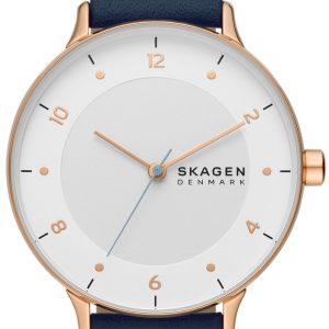 Skagen Damklocka SKW3090 Riis Vit/Läder Ø36 mm