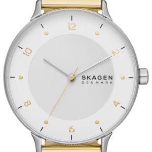 Skagen Damklocka SKW3092 Riis Vit/Guldtonat stål Ø36 mm