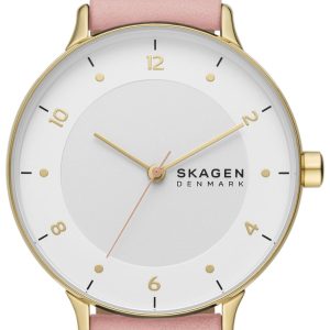 Skagen Damklocka SKW3093 Riis Vit/Läder Ø36 mm