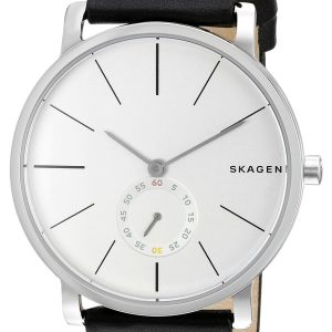 Skagen Damklocka SKW6274 Hagen Vit/Läder Ø40 mm